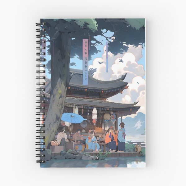Item preview, Anime Inspired Market Scene designed and sold by dcrc.