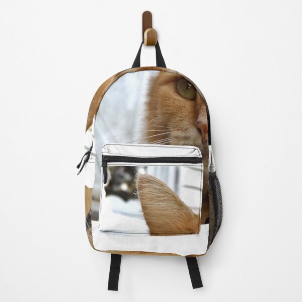 Item preview, Tan cat on a porch designed and sold by McFleur's Lens.
