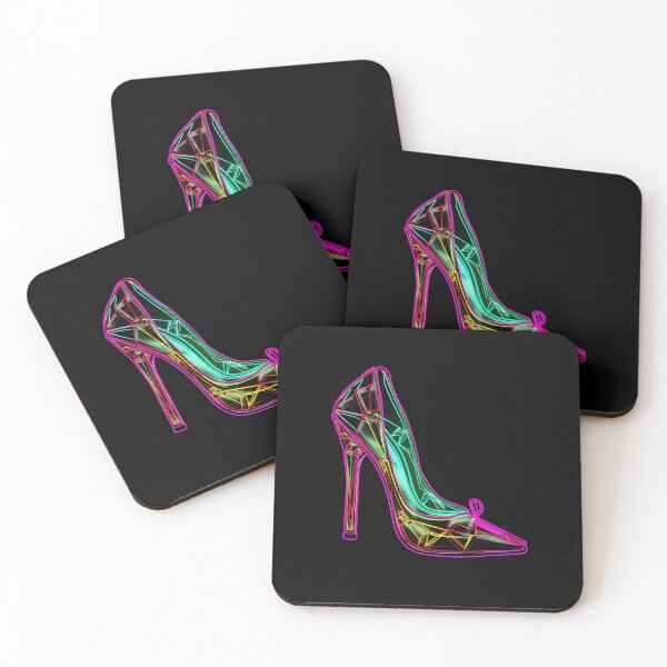 Artikelvorschau, Bunte Neon-High-Heels entworfen und verkauft von WickyWildLife.