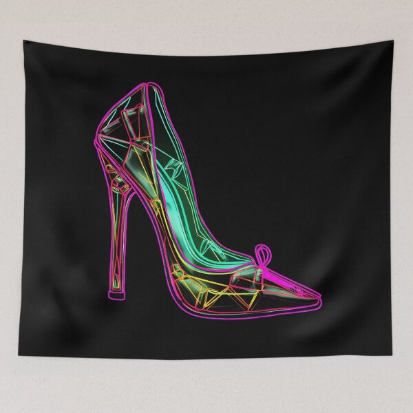 Artikelvorschau, Bunte Neon-High-Heels entworfen und verkauft von WickyWildLife.