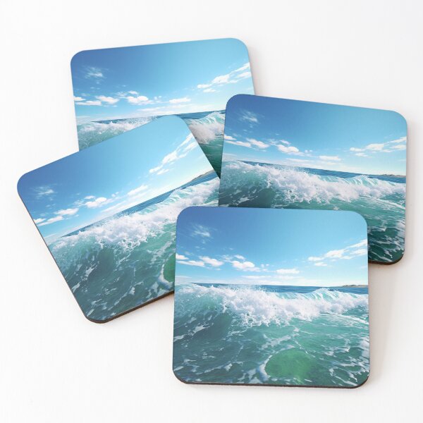 Item preview, Sea Waves Sunny Day Landscape designed and sold by LudwikeArts.