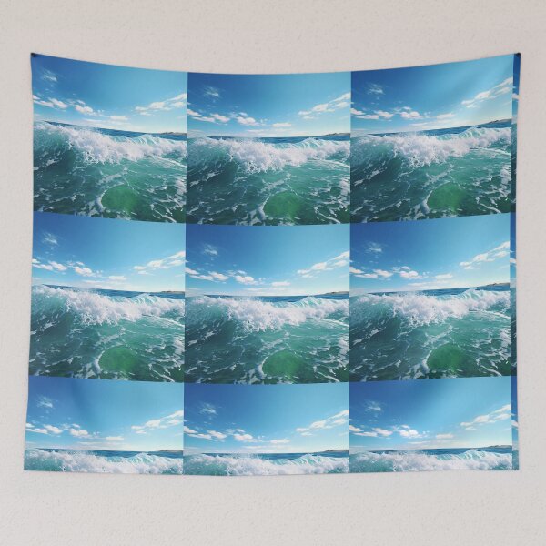 Item preview, Sea Waves Sunny Day Landscape designed and sold by LudwikeArts.