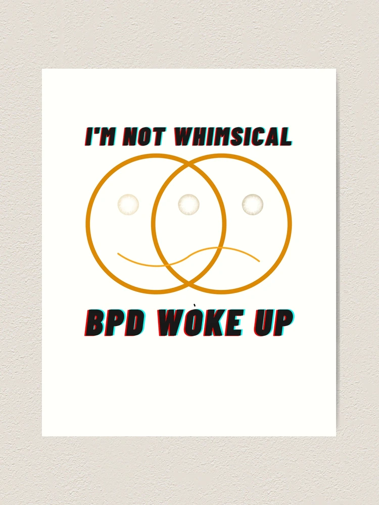 BPD (Borderline Personality Disorder) is NOT a Synonym for Crazy ~ Mental  Health Awareness ~ Stop the Stigma  Sticker for Sale by waycourtfeels