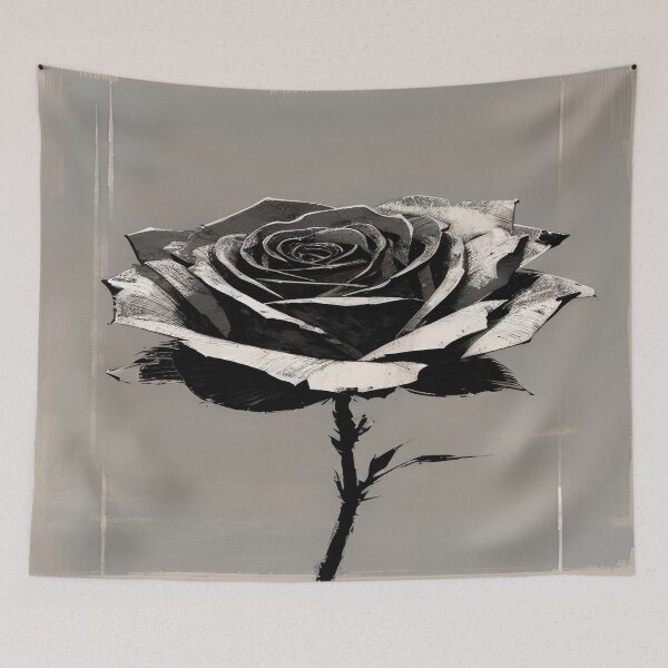 Item preview, Urban Noir Rose A Street Art Tribute designed and sold by Simple-Art-work.