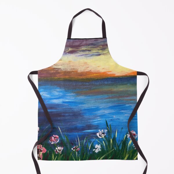 Item preview, Sunset Over The Pond - Cape May Point Acrylic Painting designed and sold by LindenTreeGifts.