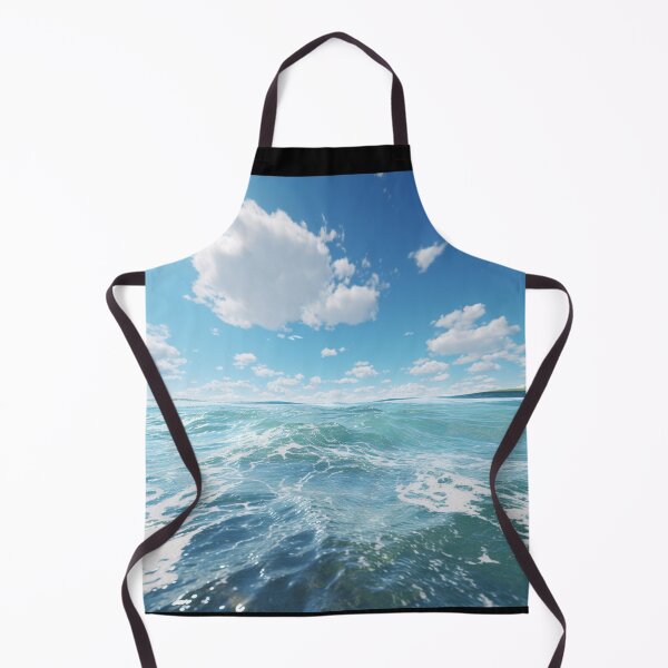 Item preview, Sea Waves Cloudy Day Landscape designed and sold by LudwikeArts.