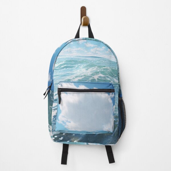 Item preview, Sea Waves Cloudy Day Landscape designed and sold by LudwikeArts.