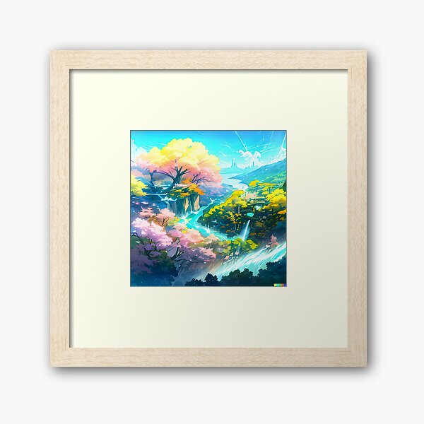 Kagawa Prefecture (Japan Multiverse 032) Framed Art Print