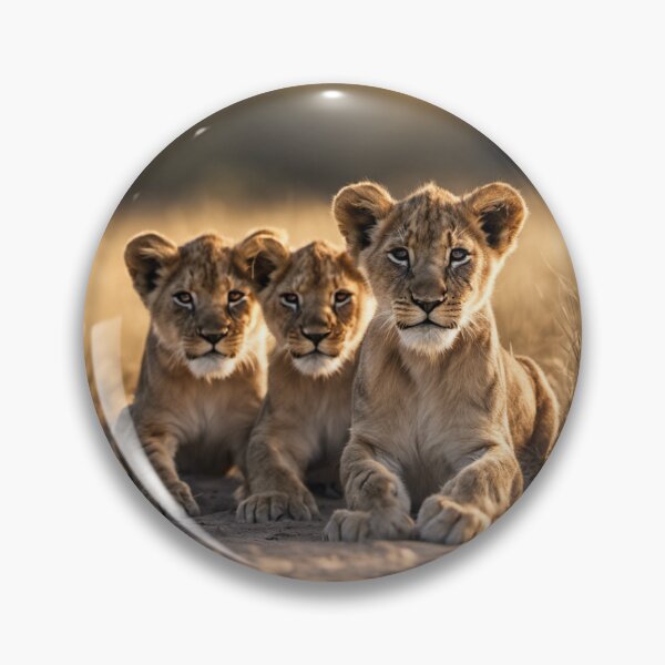 Item preview, 3 beautiful lion cubs designed and sold by AudreyTM.