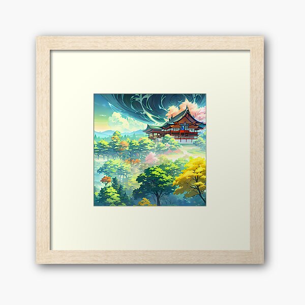 Kansai (Japan Multiverse 033) Framed Art Print