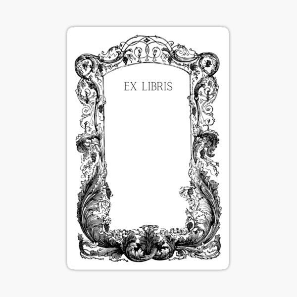 Item preview, Acanthus Leaves Ex Libris  designed and sold by Roaming  the Greenwood.
