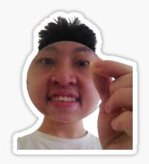 Rich Brian Magnifying Glass Sticker
