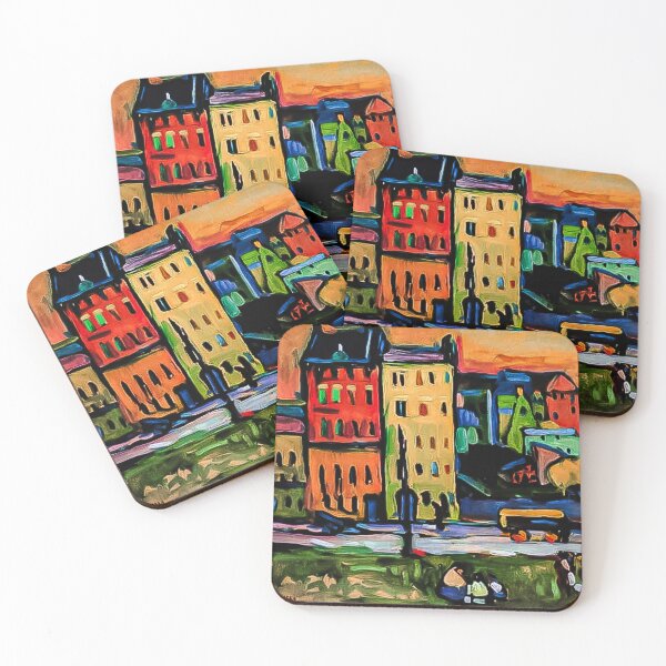 Item preview, Kandinsky | House In Munich, 1908 designed and sold by BossyCatHome.