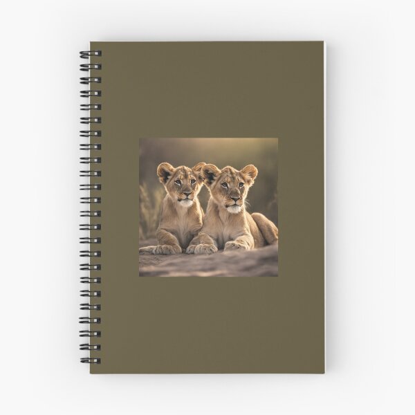 Item preview, Two beautiful lion cubs designed and sold by AudreyTM.