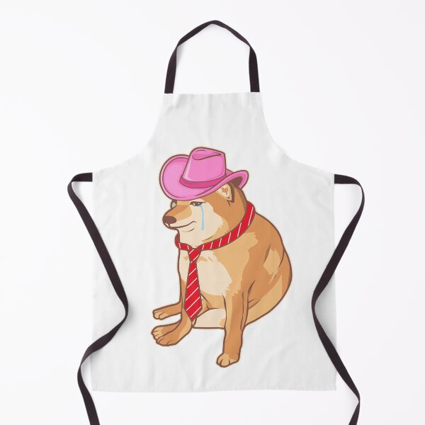 Item preview, Cheems sad with a pink hat designed and sold by RokuCreations.