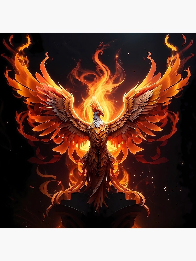 A Phoenix reborn Art Board Print