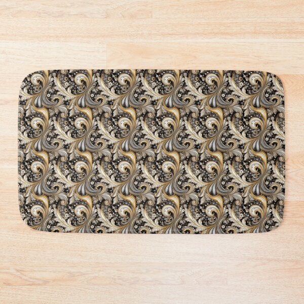 Item preview, Pretty Paisleys: Silver and Gold designed and sold by Christfield.