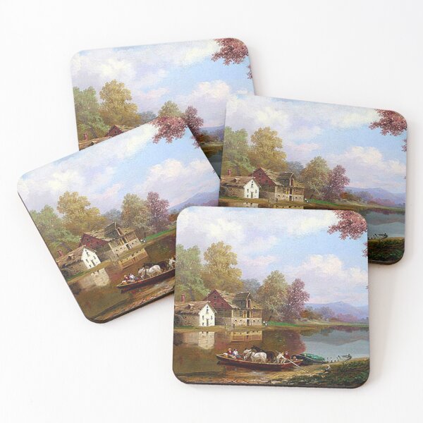 Item preview, Ferry at the old Mill designed and sold by tomorrowsart.