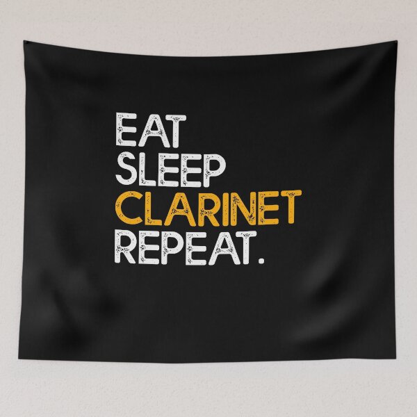 Item preview, Eat Sleep Clarinet Repeat • Clarinet Player designed and sold by Amineharoni.
