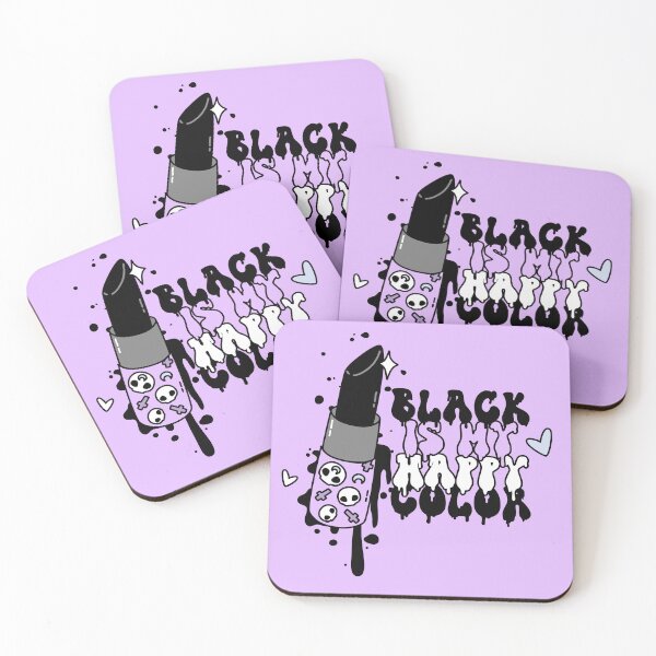 Item preview, Kawaii Goth Black Is My Happy Color designed and sold by Pink Pineapple Works.