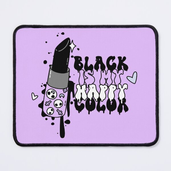 Item preview, Kawaii Goth Black Is My Happy Color designed and sold by Pink Pineapple Works.