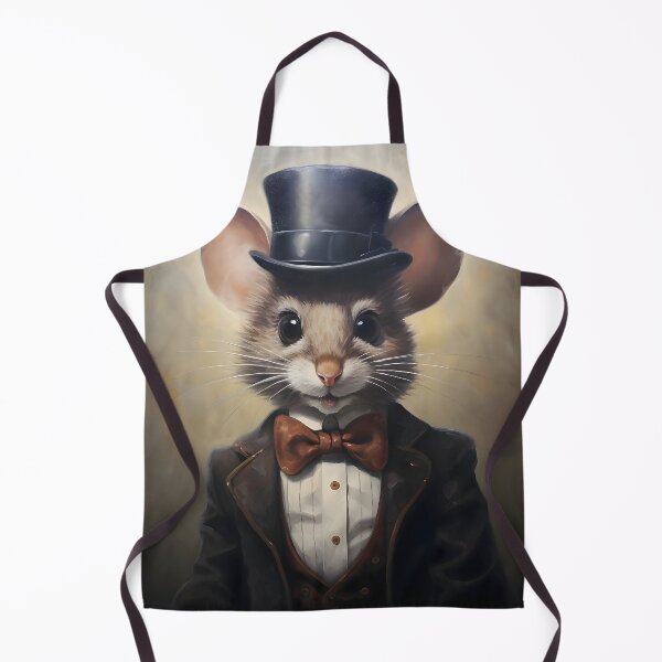 Item preview, Mouse Portrait Dapper Animal Art designed and sold by ConfettiSkyArt.