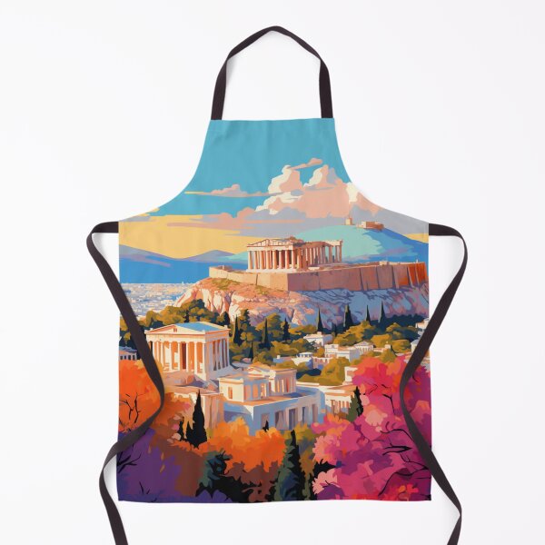 Item preview, A Pop Art Travel Print of Athens - Greece designed and sold by StudioRedKoala.