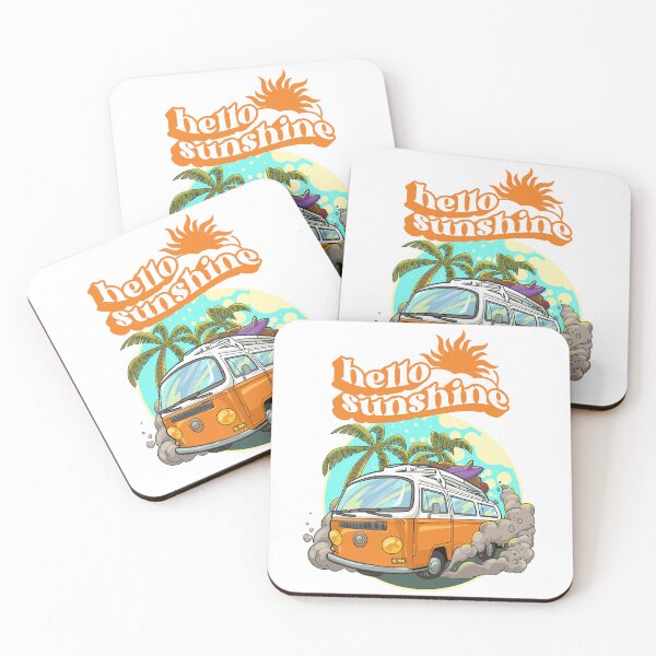Item preview, Hello Summer Vacation Trip Van Design designed and sold by RK-Artist.
