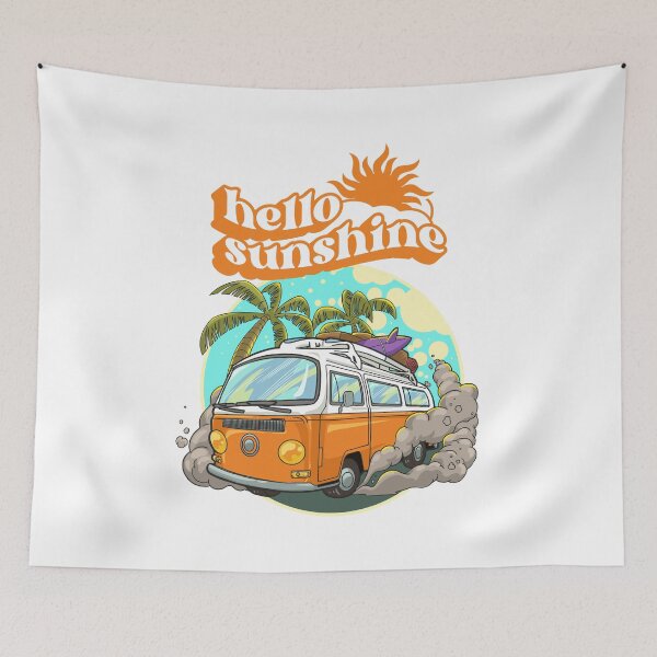 Item preview, Hello Summer Vacation Trip Van Design designed and sold by RK-Artist.
