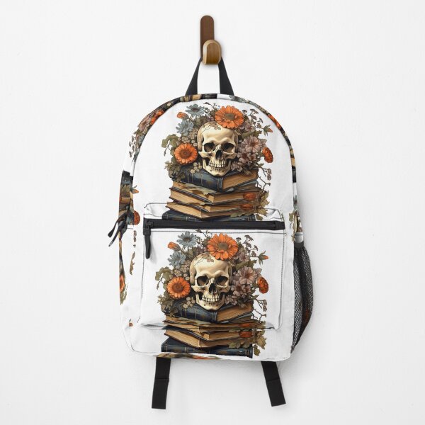 Item preview, Enchanted Skeleton Immersed in the Joy of Reading - Reading Cartoon Characters designed and sold by Ordinary Life Works.