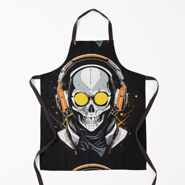 Item preview, Skull wearing helmet and jacket, cyberpunk art by Petros Afshar, behance, funk art, behance hd, synthwave, darksynth designed and sold by Art-and-Deco.