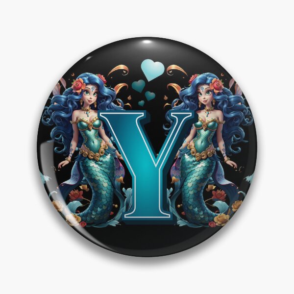 Item preview, Mermaid Alphabet The Letter Y From Sirenas Collection designed and sold by SirenasWorld.