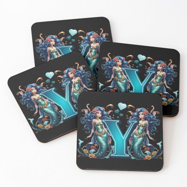 Item preview, Mermaid Alphabet The Letter Y From Sirenas Collection designed and sold by SirenasWorld.