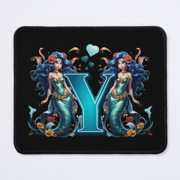Item preview, Mermaid Alphabet The Letter Y From Sirenas Collection designed and sold by SirenasWorld.
