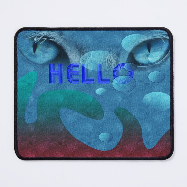 Item preview, Cat Face in blue and red colored background designed and sold by Bigrow.
