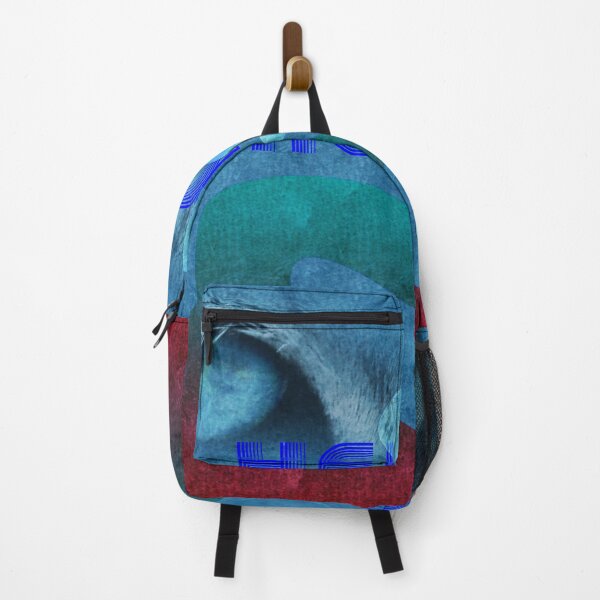 Item preview, Cat Face in blue and red colored background designed and sold by Bigrow.