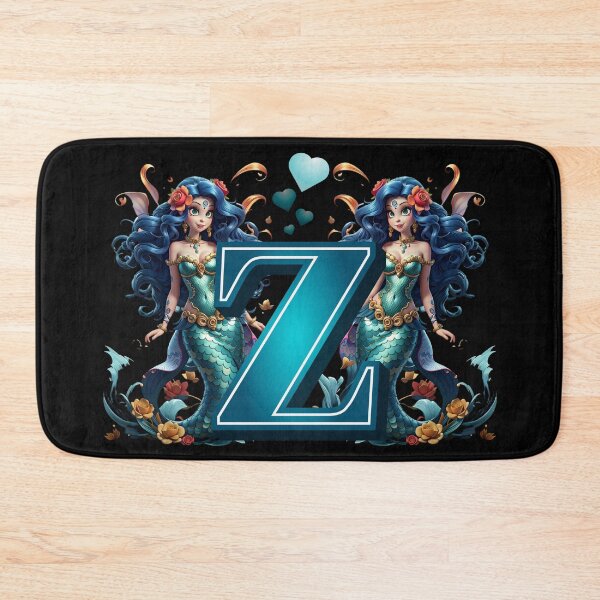 Item preview, Mermaid Alphabet The Letter Z From Sirenas Collection designed and sold by SirenasWorld.