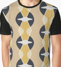 Ogee Beam Pattern - Tan Graphic T-Shirt