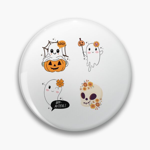 Item preview, Adorable Halloween Ghost Sticker Pack - Boo-tifully Charming! designed and sold by mbarts85.