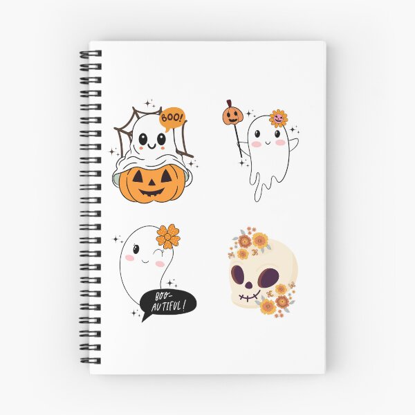 Item preview, Adorable Halloween Ghost Sticker Pack - Boo-tifully Charming! designed and sold by mbarts85.