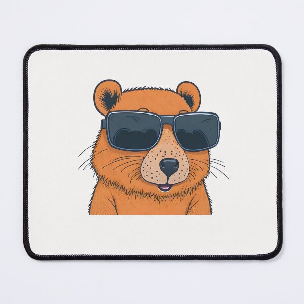 Item preview, Chill Vibes: Capybara with Cool Sunglasses designed and sold by Bulbuc.