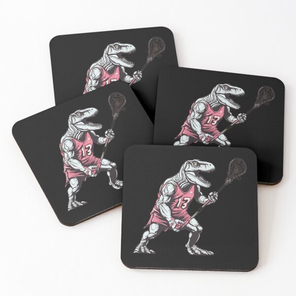 Item preview, Trex Dinosaur Lacrosse Funny Lax Player Goalie Kids Boys designed and sold by rynnzz.