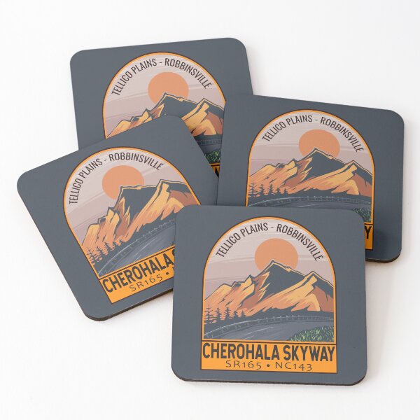 Item preview, Cherohala Skyway National Scenic Byways Retro Travel Emblem designed and sold by KrisSidDesigns.