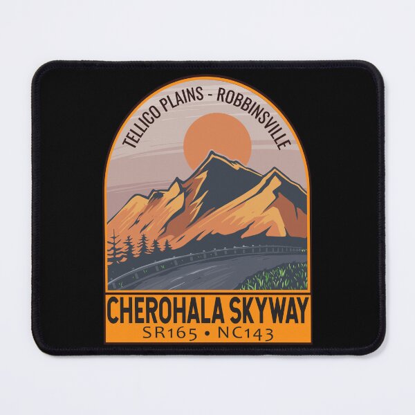 Item preview, Cherohala Skyway National Scenic Byways Retro Travel Emblem designed and sold by KrisSidDesigns.