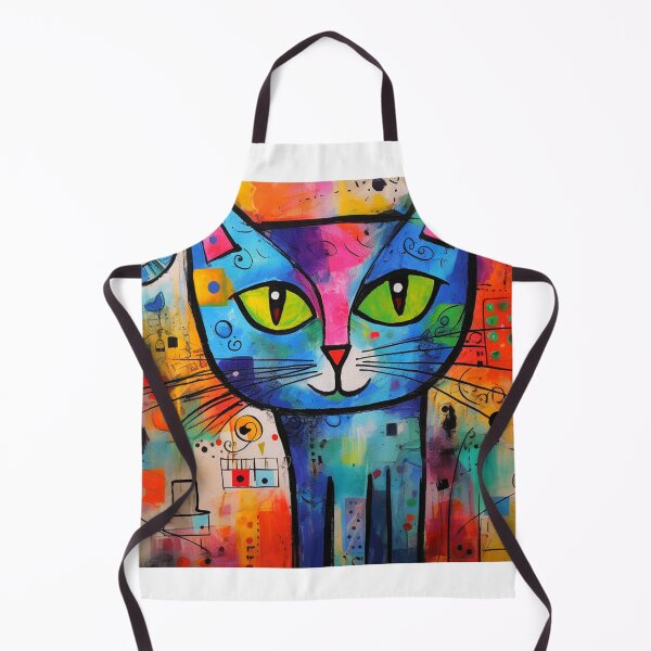 Item preview, Chromatic Vibrations: Cat in the Spirit of Mary Blair designed and sold by TheLionS2.