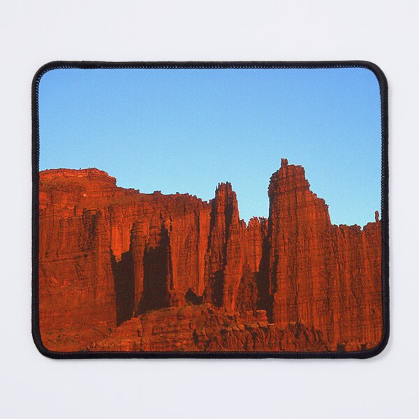 Item preview, Red Sunset at the Fissure Towers designed and sold by Gillis54.