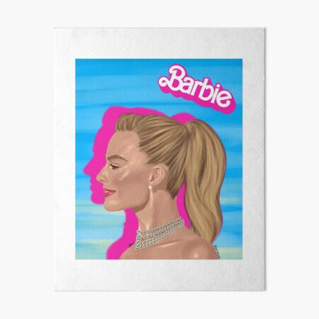 Cartoon A4 Sheet Movie Character Print Barbie Faux Synthetic