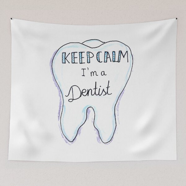 Item preview, Keep Calm Im A Dentist Toot Design Art Gift designed and sold by HighArtDesigns.