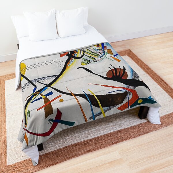 Kandinsky's top Transverse Line Queen Comforter, Abstract