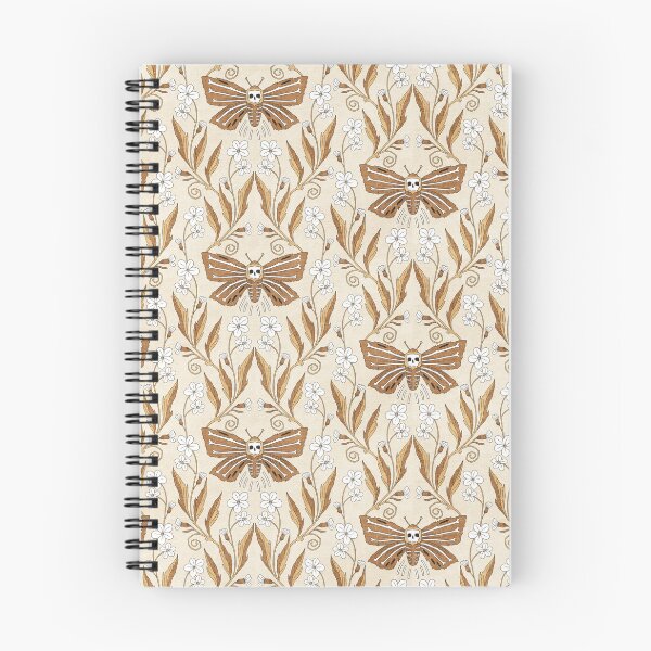 Item preview, Death's Head Hawk Moth Floral designed and sold by Jacqueline Hurd.
